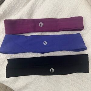 3 Lululemon headbands